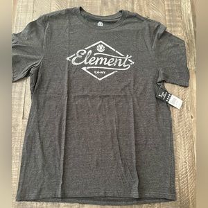Charcoal Gray Element Short Sleeved Tee